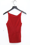 SWAYING/KNIT V-neck knitted camisole SW24RE1T01 red